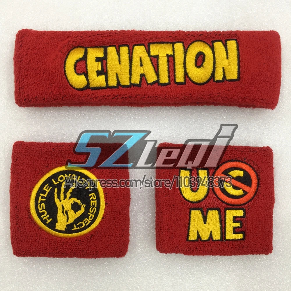 2024 Cotton Unisex Sports Sweatband For JOHN CENA Wristband Gym Running Safety Wrist Support Brace Wrap Bandage Wrist Protector