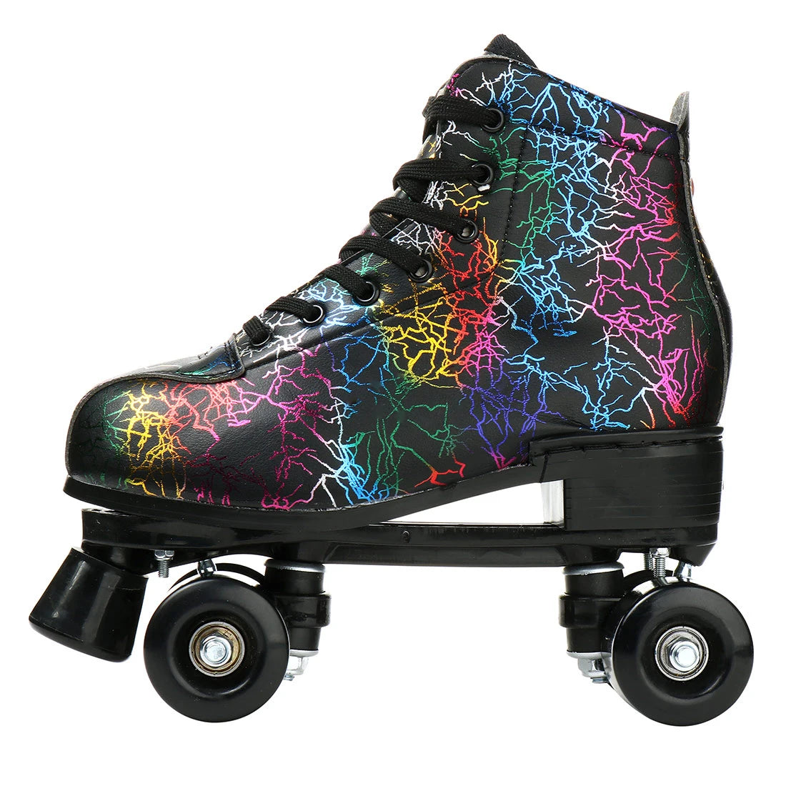 Flashing Quad Roller Skates Adult Flashing 4 Wheels Skates For Women Men Outdoor Sports Ice Skating Rink Quad Sneakers