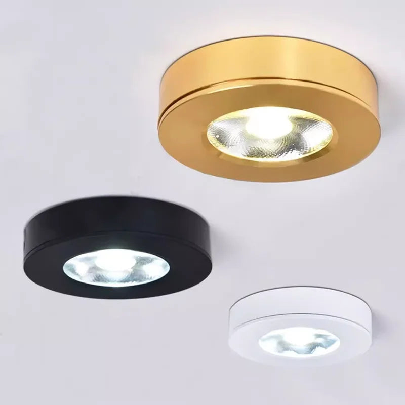 Surface Mounted Ultra-thin LED Downlight 110V-230V 7W9W12W15W18W20W CRI98 Anti-Glare Ceiling Lamp COB Spotlights Indoor Lighting