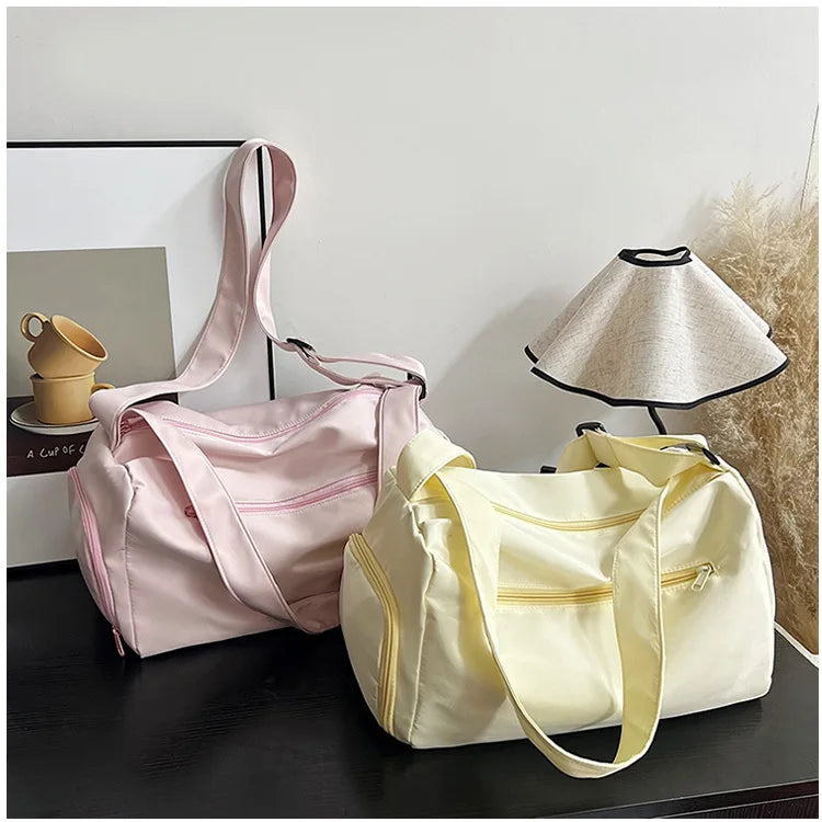 2025 Large capacity Travel Tote Bags for Women nylon Shoulder Messenger Bag Sports Yoga Satchels Fashion Woman Handbag