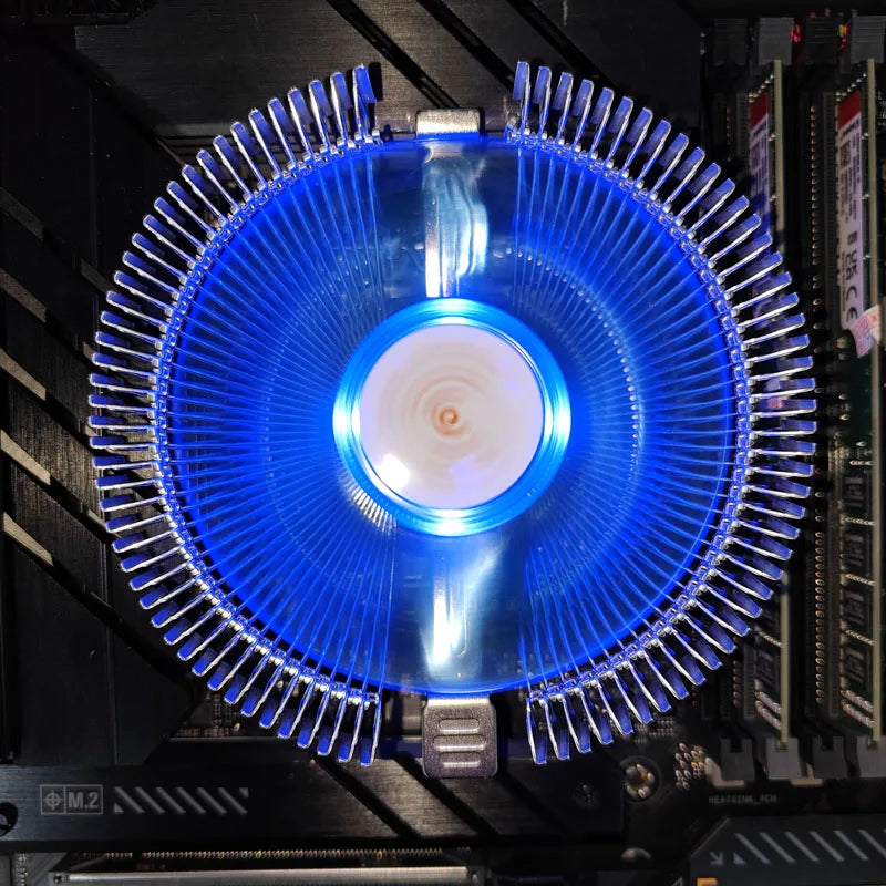 CPU Cooler 3PIN PC Radiator CPU Fan for Intel LGA 1366 1200 1150 1151 1155 1156 1700 2011 X99 X79 AM2 AM3 AM3+ AM4