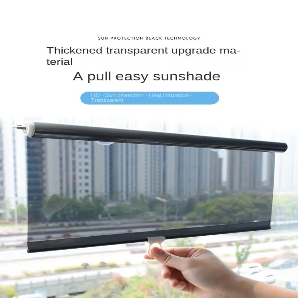 Retractable Front Window Sunshade Telescopic Windshield Anti-UV Sunshade For Truck Passenger Protection High-Definition