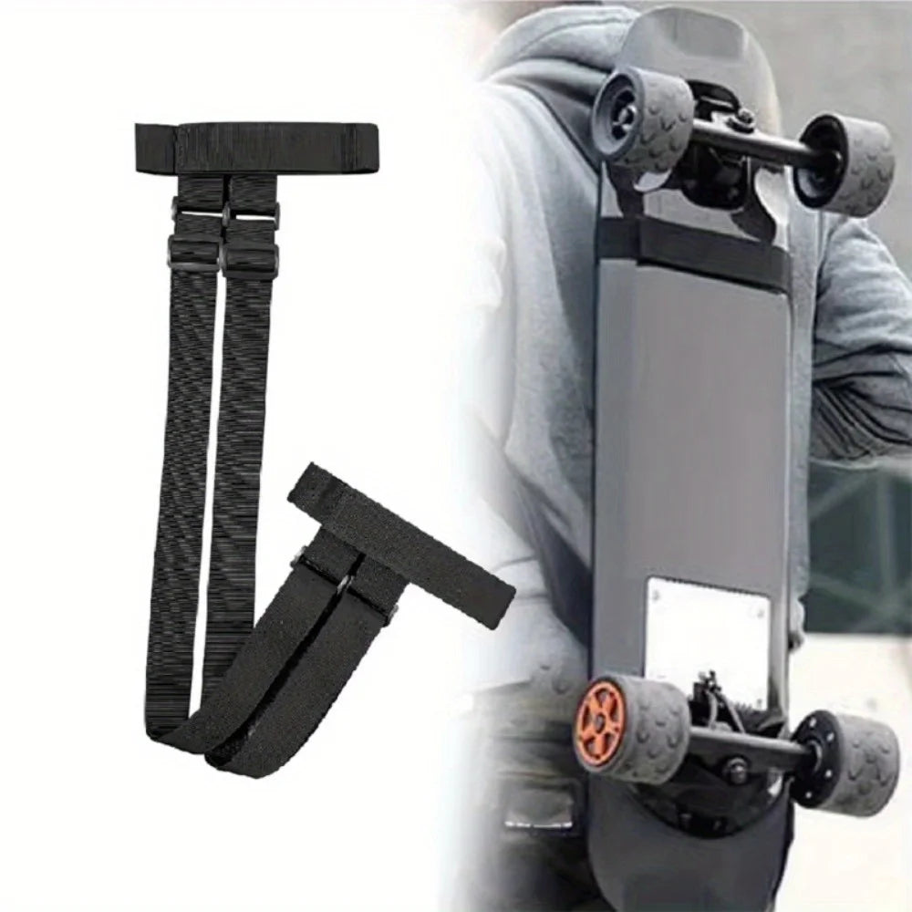 1PC Skateboard Shoulders Carry Strap Adjustable Backpack Shoulder Strap Handbag Belt for Skateboards, Snowboard, Skis Carry