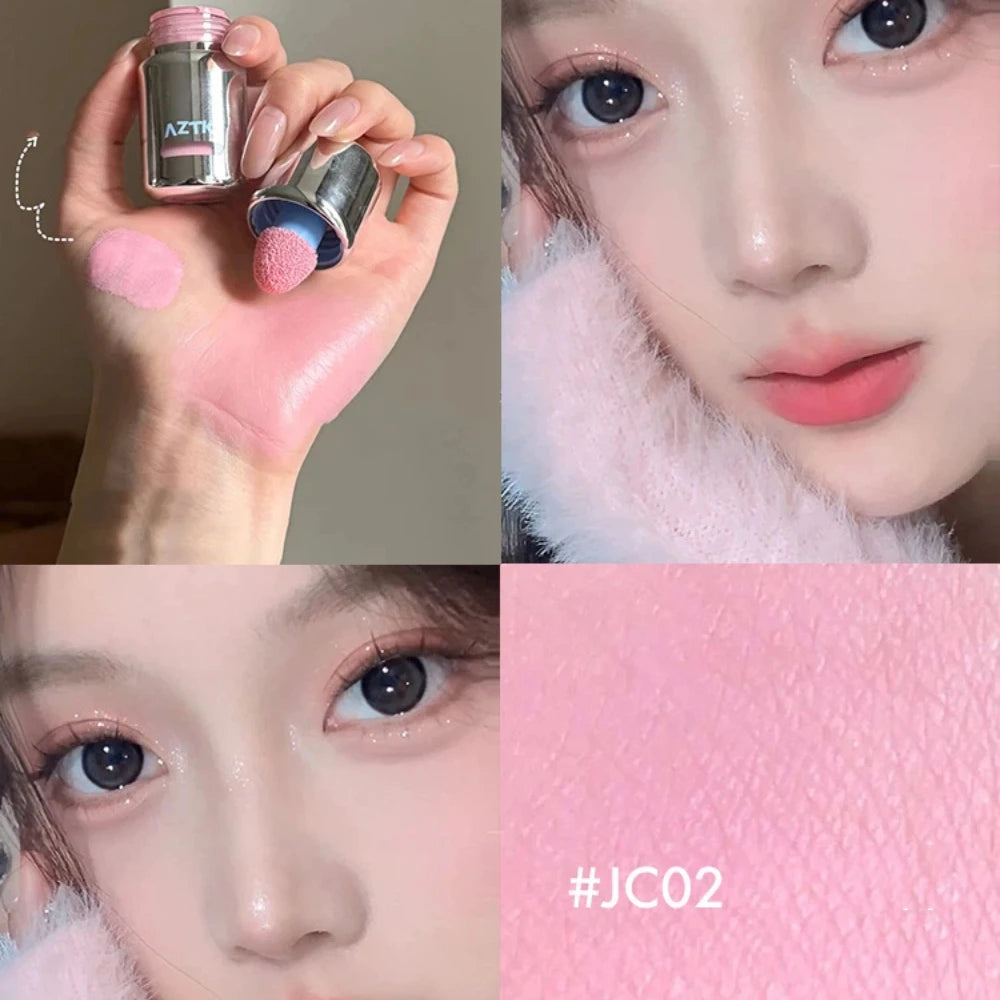 AZTK Blusher Color Face Makeup Rendering Liquid Blush Moisturizer Long Lasting Eye Shadow Beauty Expands Cheek Tint Cosmetics