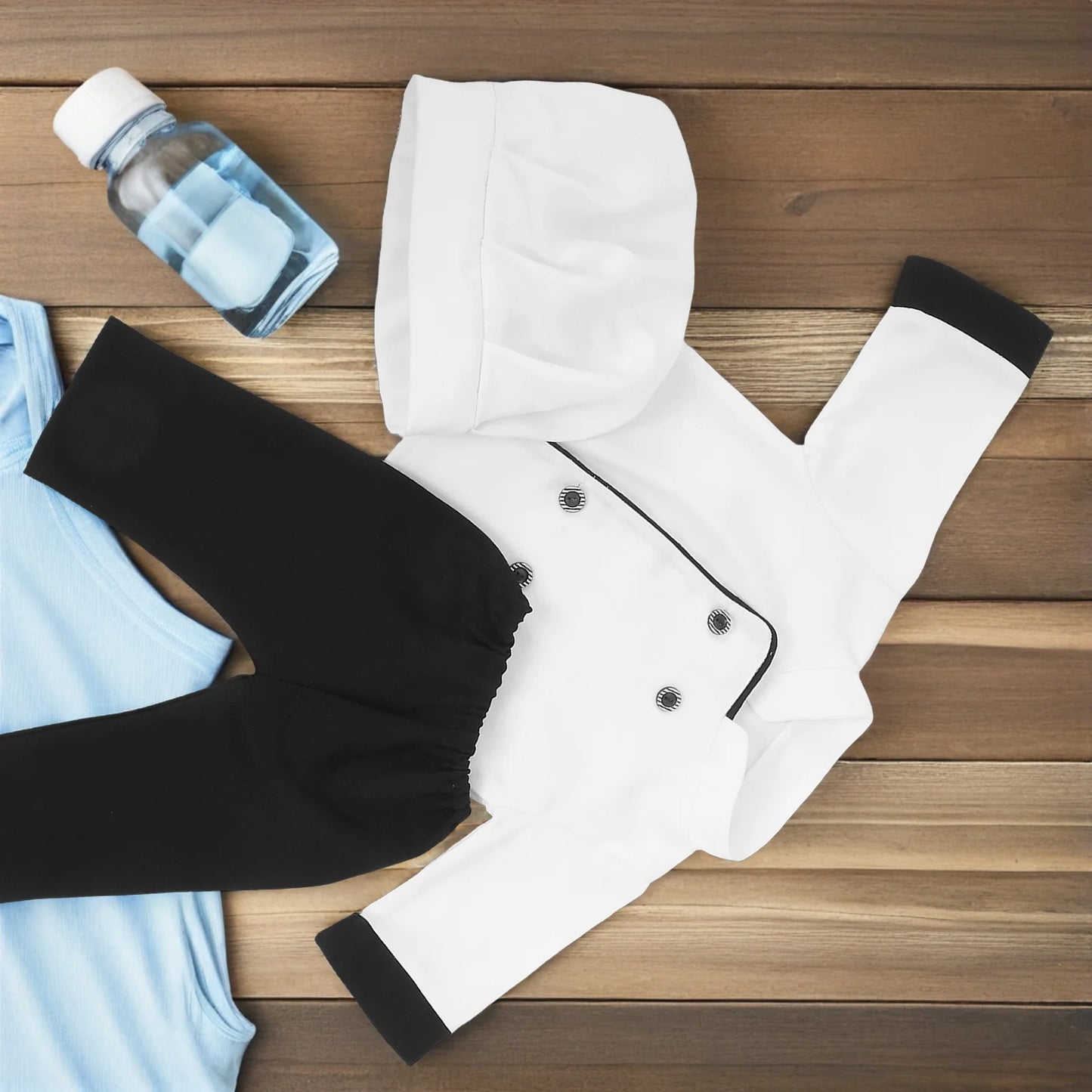 Girls Suit Baby Photography Clothing Newborn Boy Photoshoot Outfits Prop Chef Clothes