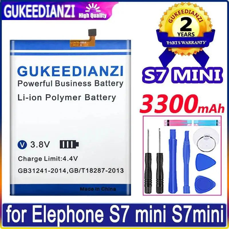 Reliable Power Supply Mobile Phone Battery 3300Mah For Elephone S7 Mini