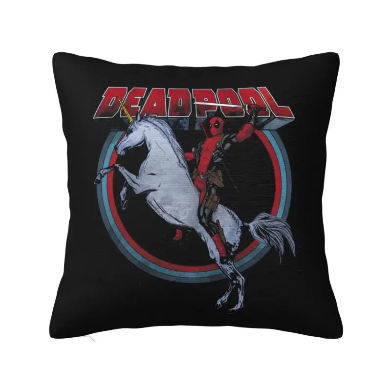 Custom Deadpool Wolverine Cartoon Manga Cushion Cover Soft Cute Pillows