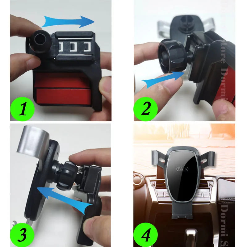 Car Phone Holder for Kia K5 Optima JF 2016~2020 2018 Air Vent Cellphone Mount Support GPS Bracket Gravity Stand Auto Accessories