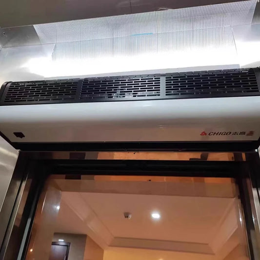 220V Chigo Commercial Silent Air Curtain Machine for Restaurants Shops Supermarkets Cold Storage Wind Barrier DA