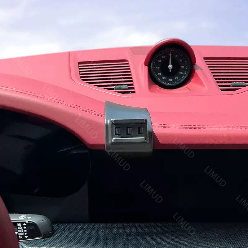 For Porsche 911 2019 2020-2022 2023 Car Phone Holder Wireless Charging Bracket Dedicated Fixed Base Auto Interior Accessories