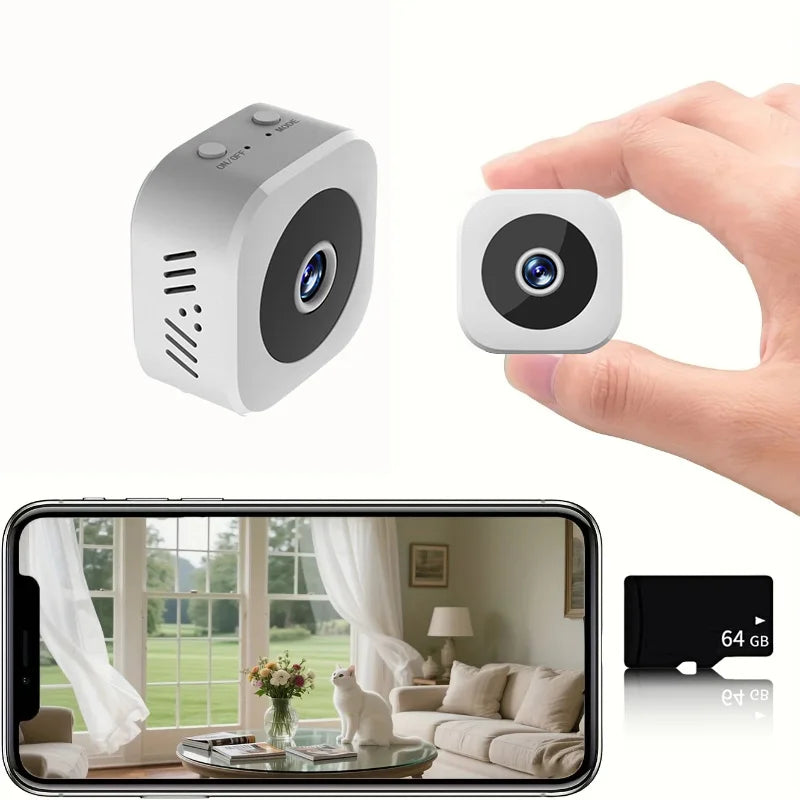 Xiaomi 6K Mini Security Camera Wireless 2.4G WiFi Monitoring Security Protection Remote Night Vision Surveillance Smart Home New