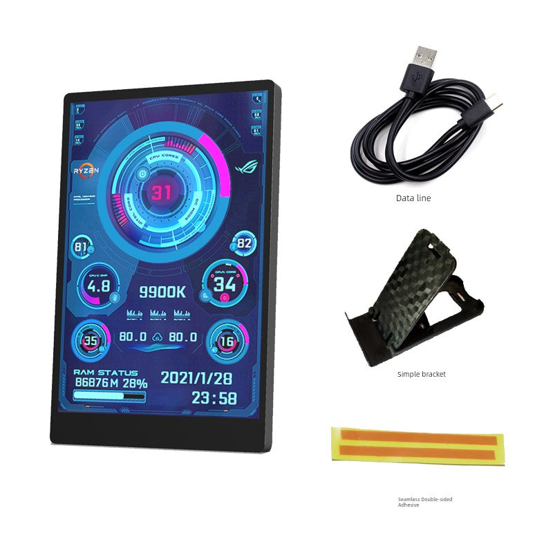 Computer Monitoring Built-in Notebook Sub-Screen