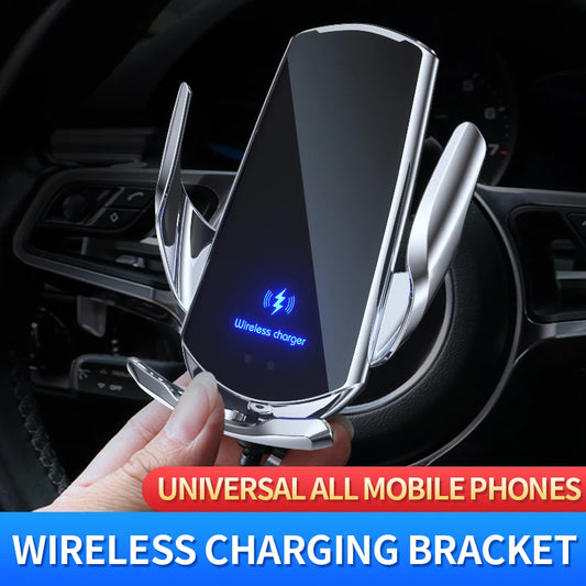 Car Wireless Charger Air Vent Car Phone Holder Fast Charging Station Car Bracket For iPhone 17 16 15 14 Samsung Xiaomi Oppo Vivo