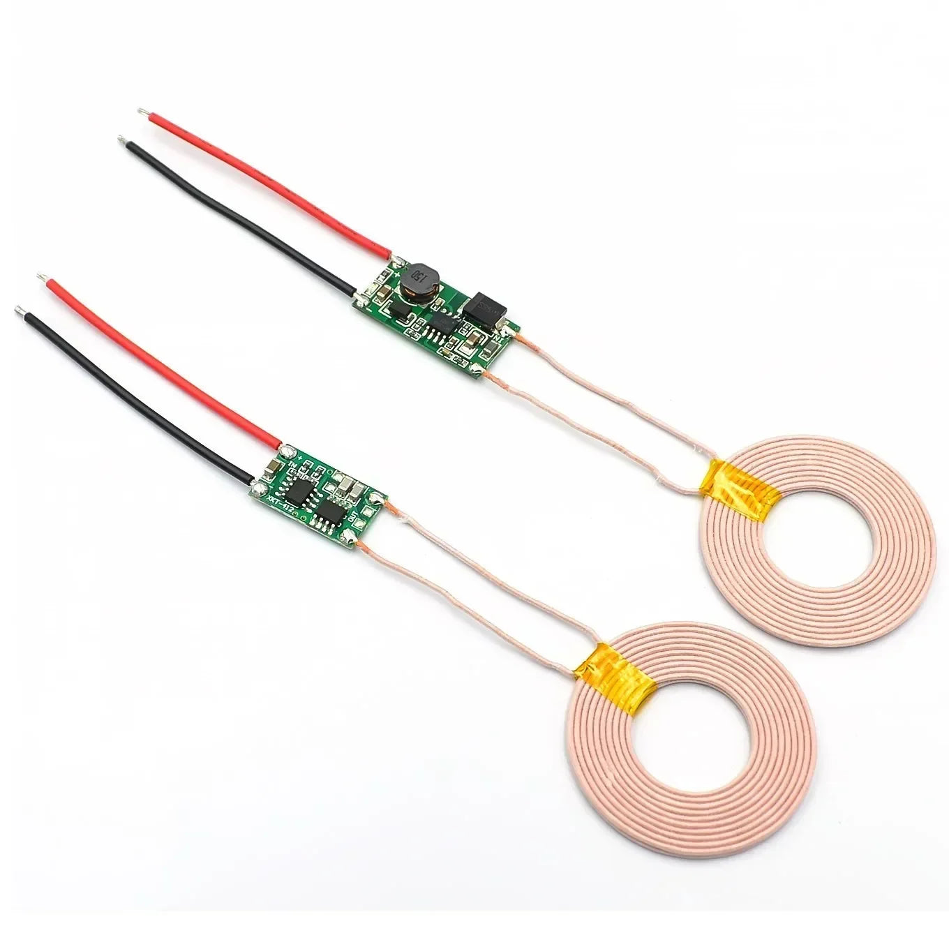 5V 1A/2A Wireless Power Supply Module Wireless Charger Module Transmitter Receiver Terminal Circuit Board Module for DIY