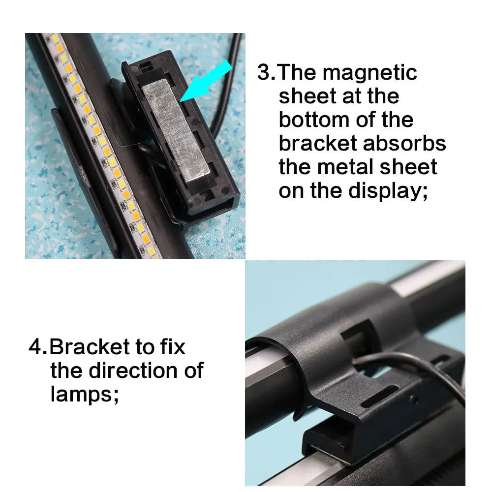 RGB CCT Led Monitor Light Bar for Computer Gaming Lights Bar Monitor Screen Hanging Lighting USB Dimmable Desk Lamp Atmosphere