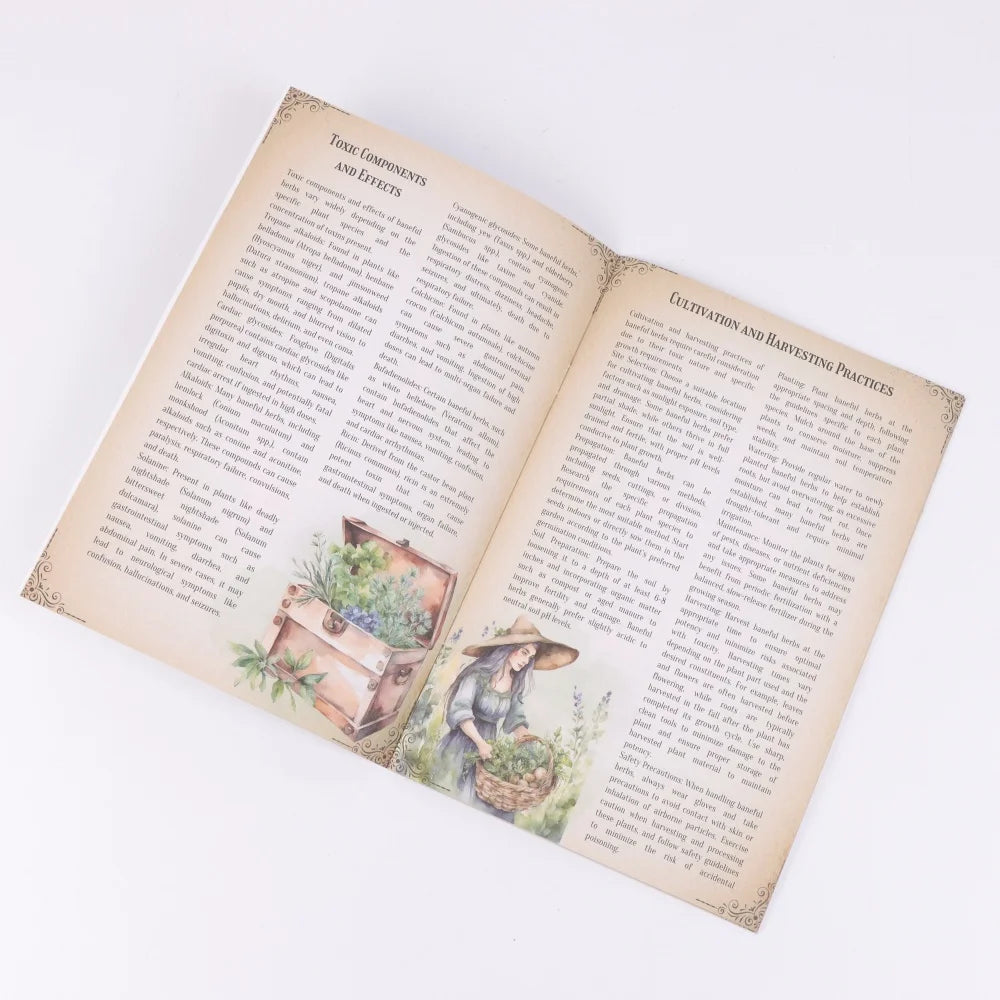An Ultimate Poison Handbook - Discover the Secrets of Herbs in This Beautiful Set, Featuring Plant Illustrations, Herbal Healing