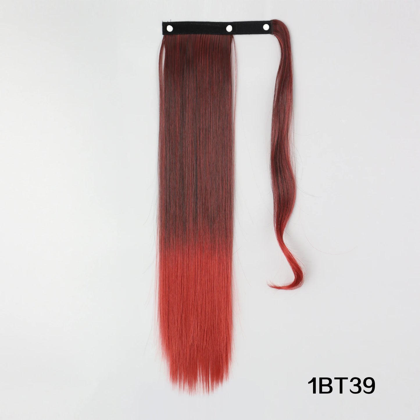 MERISIHAIR Synthetic 22 34 inches Long Straight Ponytail Extensions Heat Resisting Ponytail Brown Blonde Hair Women