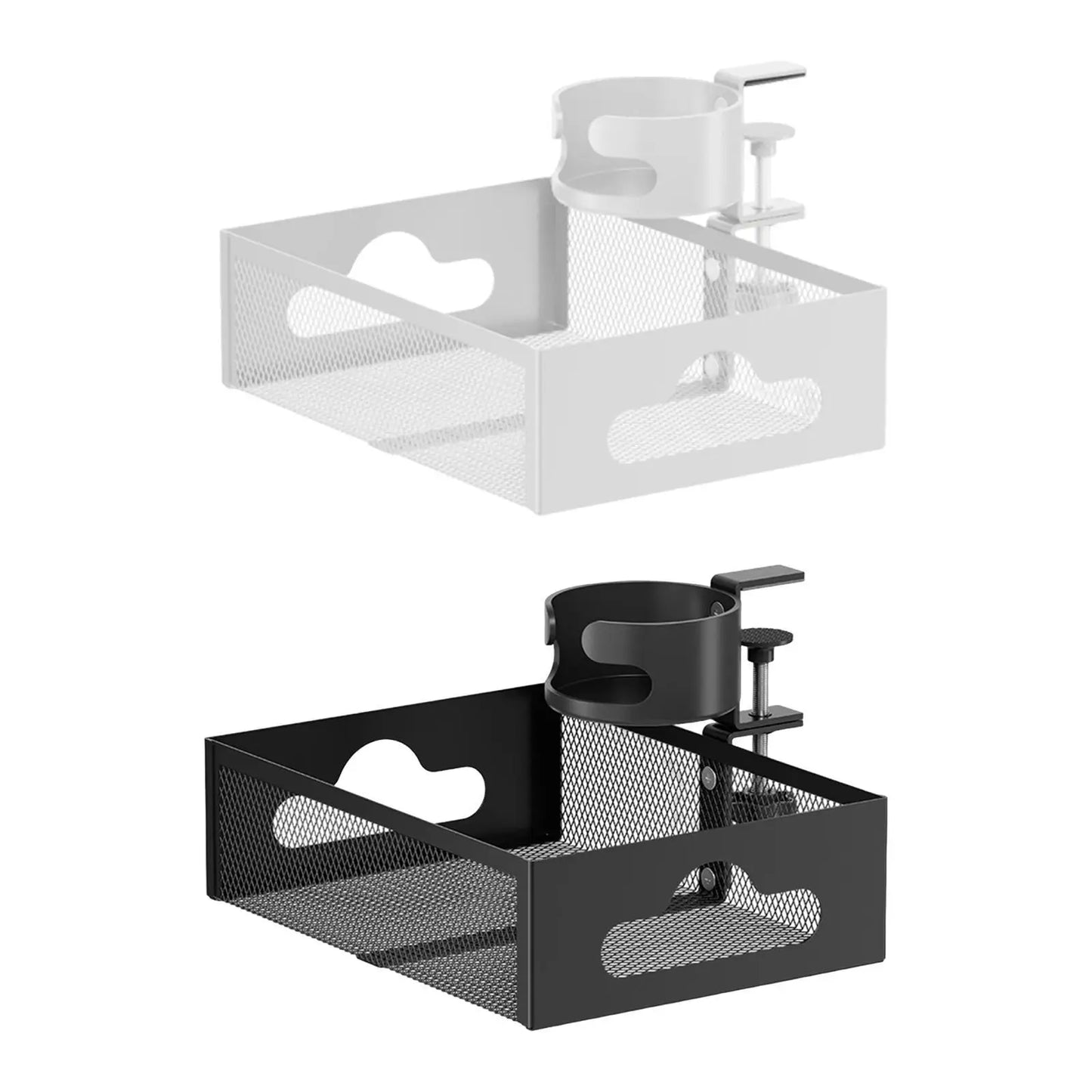 Under Desk Organizer Under Desk Drawer Multi-Purpose No Drilling Space Saving