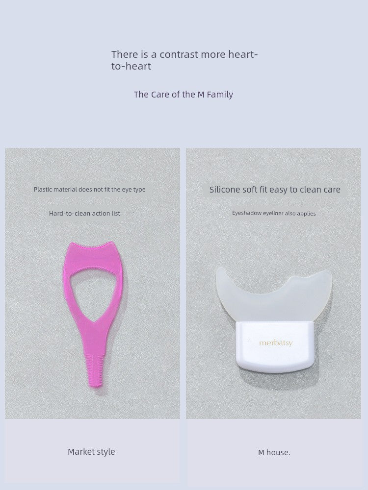 Eye Shadow Anti-Spill Glue Silicone Tool Mascara