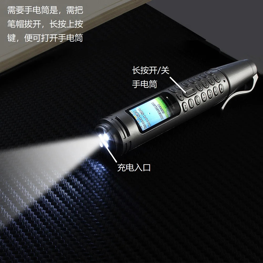 Funny Cute Phone With Pen Function Two Sim Magic Voice BT Dial Special Shape Mini Mobile Phone FM Camera 2G GSM Cheap Portable