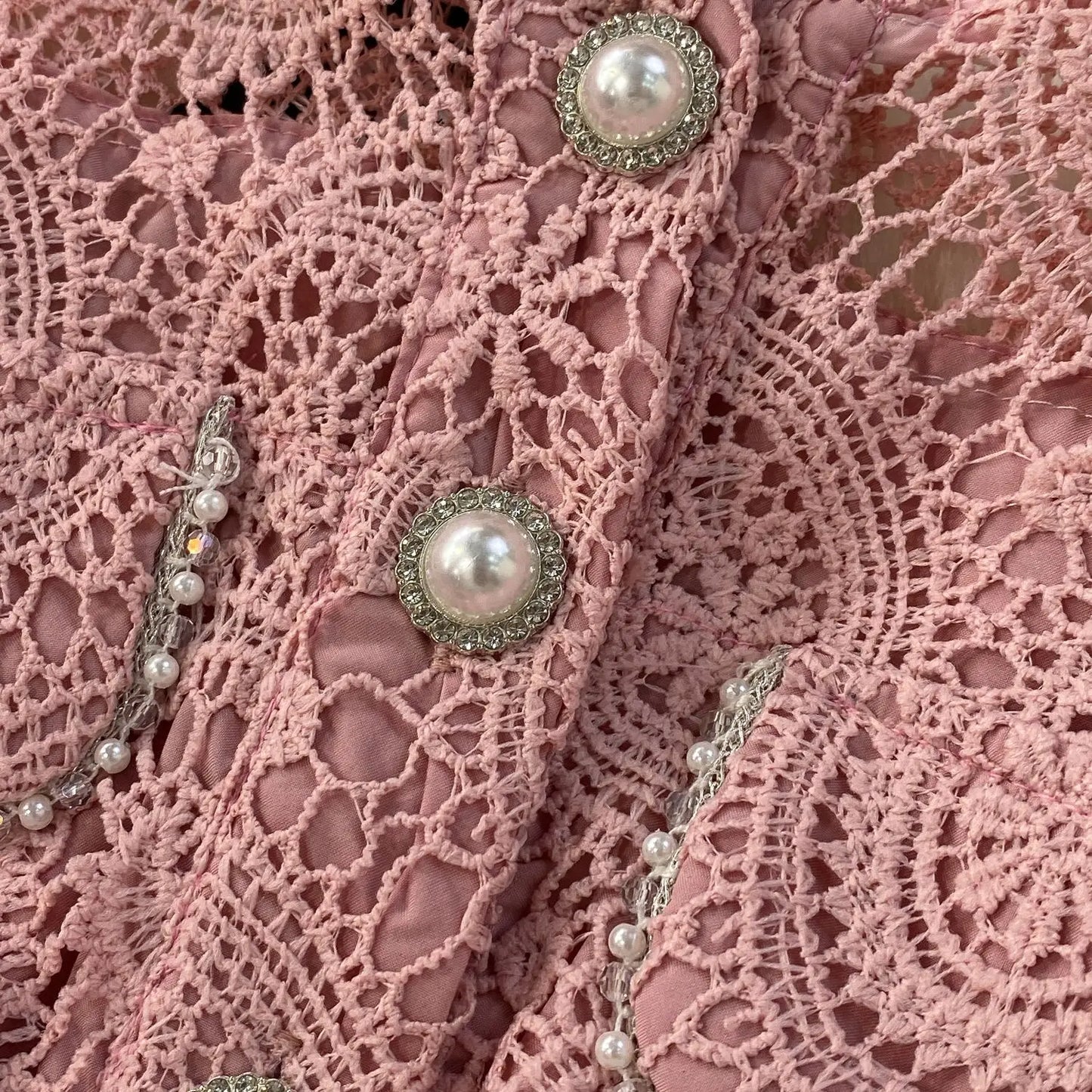 Women Two Piece Sets Skirt Set Embroidery Lace Hollow Out Half Sleeve Shirt Long Skirts A Line High Waist Elegant Work Spring