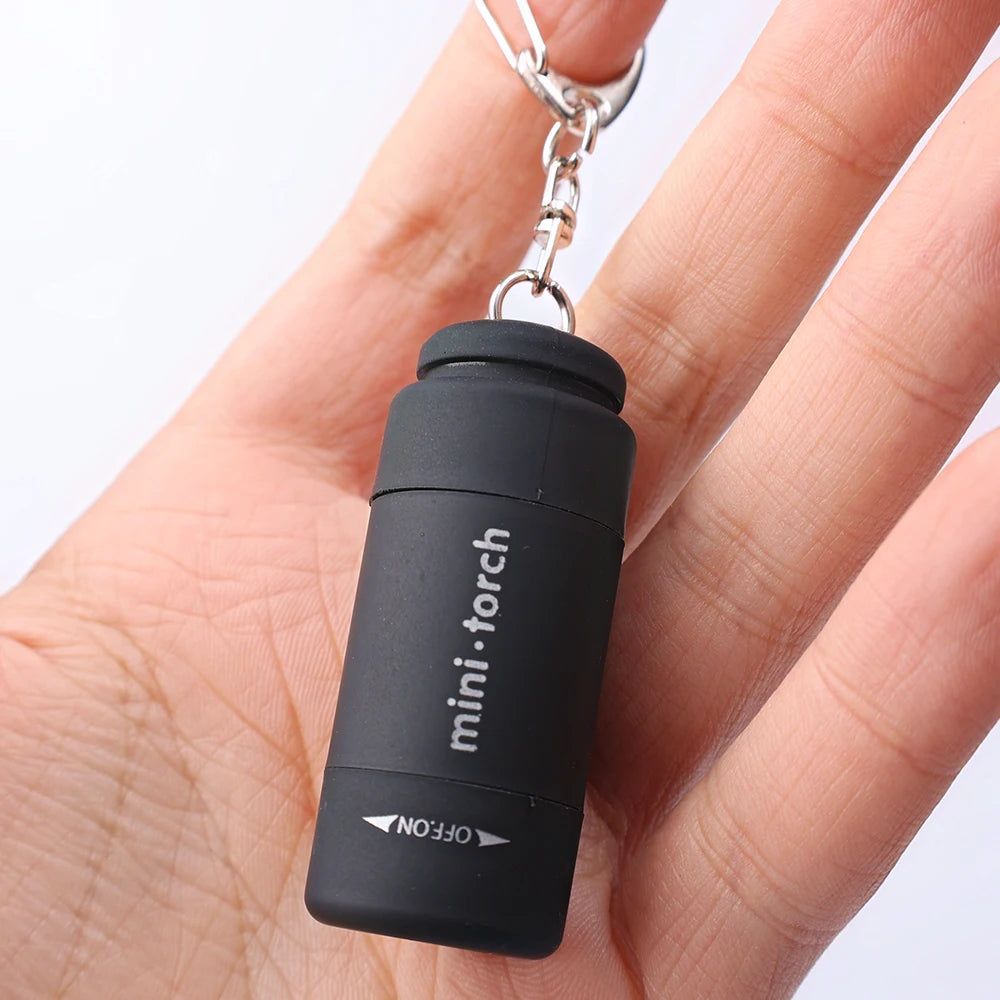 3/1pcs LED Mini Torch Light USB Rechargeable Flashlight Outdoor Waterproof Keychain Torches Lights For Hiking Camping Lighting