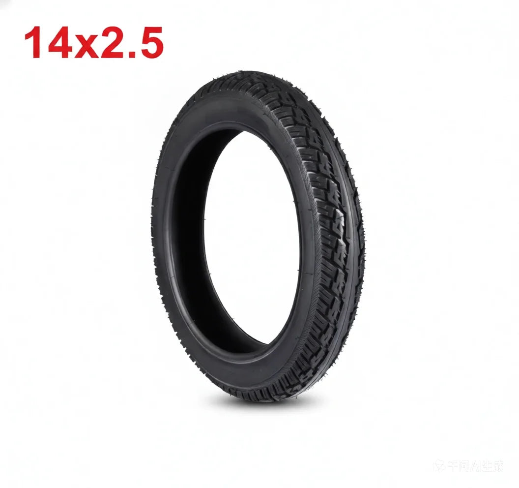 14Inch Electric Bicycle Tire 14X2.125 Outer Tyre Replacement Vehicle Tube Tyre for Electric Bikes 14x1.95 14x1.75 14x2.50 14x3.0