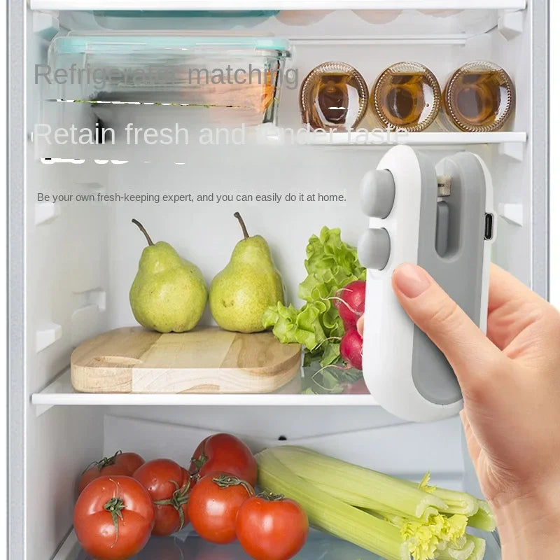 Vacuum Bag Sealing Machine Plastic Package Sealer Bags Clip Bag Handheld Sealer Food Packaging Heat Sealer For Home