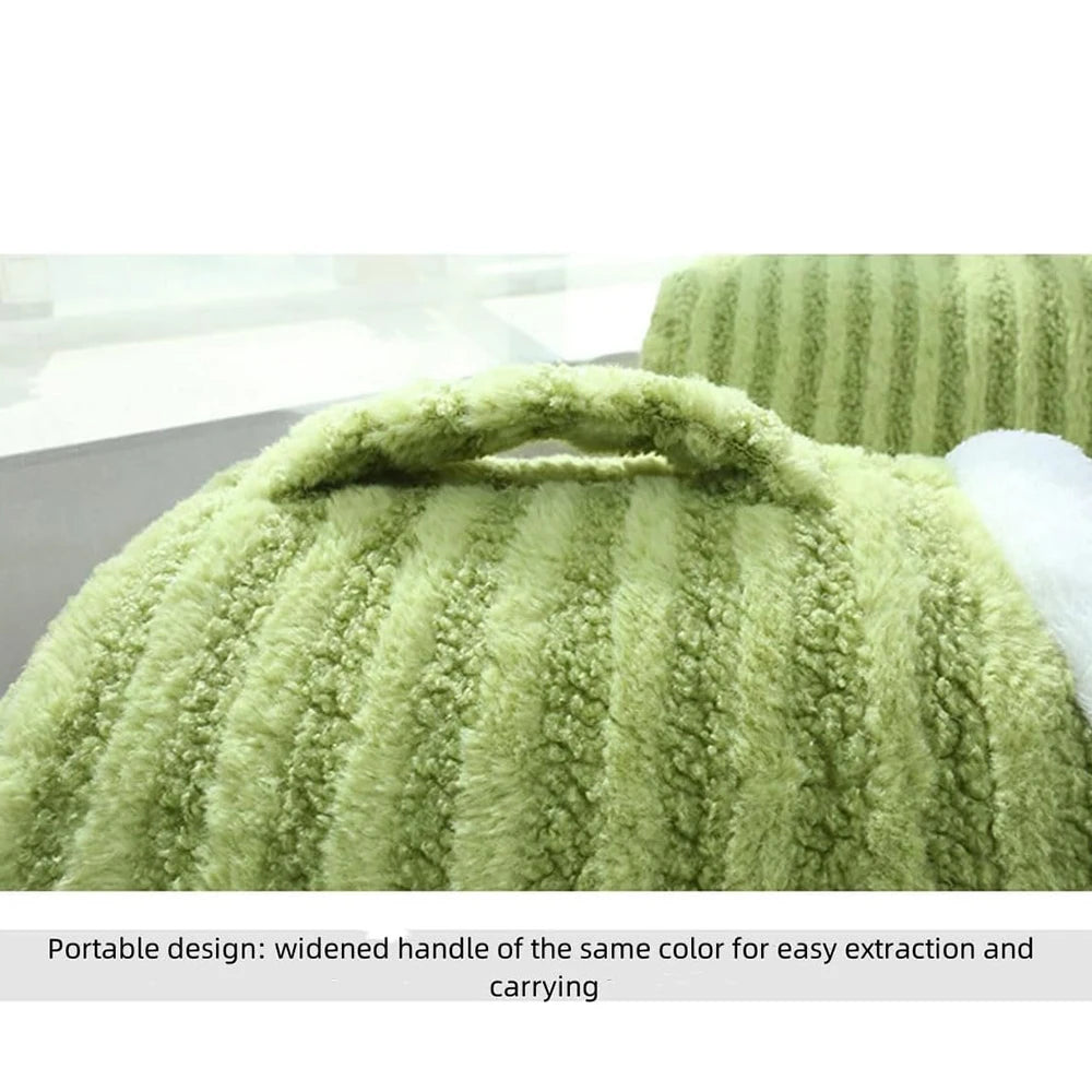 Fashion Warm Thick Sponge Dog Kennel Cat Nest Striped Slipper Design Pet Bed Cozy Comfortable Washable Pet Sleeping Mat