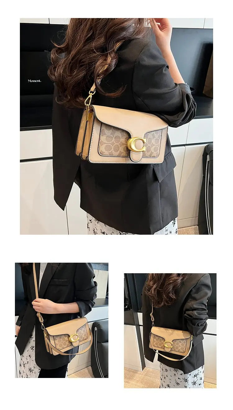 2026 Luxury Designer Diaper Bag: Large Capacity Vintage Leather Tote For Women, Elegant Classic Trendy Handbag With Paris Logo