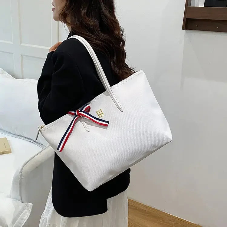Vintage Elegant Diaper Bag: Luxury Crossbody Handbag For Women With Designer Letter Logo And Large Capacity Tote Function
