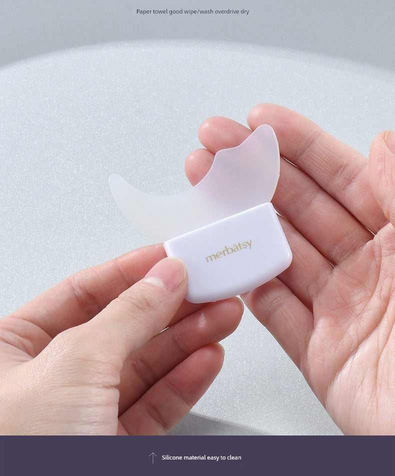 Eye Shadow Anti-Spill Glue Silicone Tool Mascara