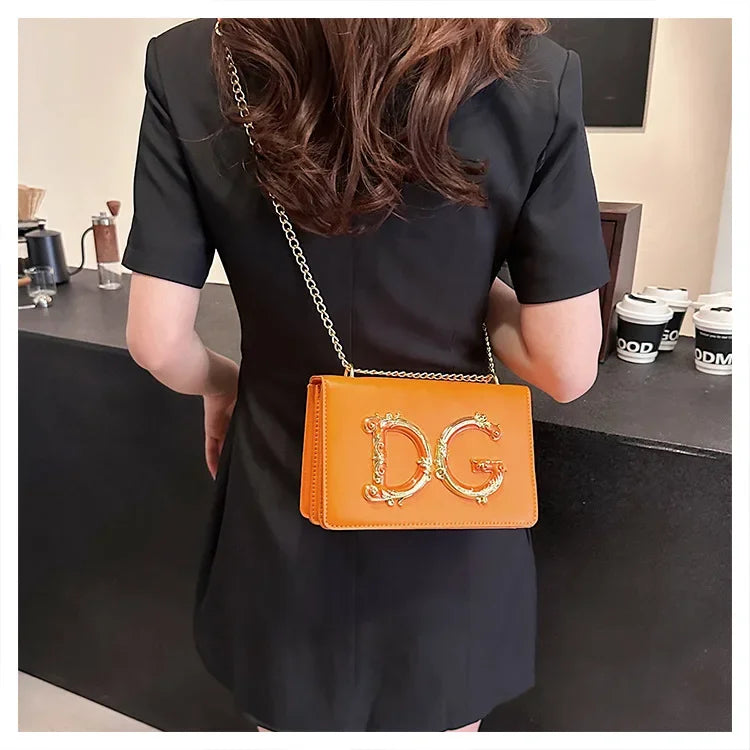 Leather Diaper Bag Vintage Textured Retro Square Satchels Shoulder Bag For Women Trendy Fashionable Large Capacity