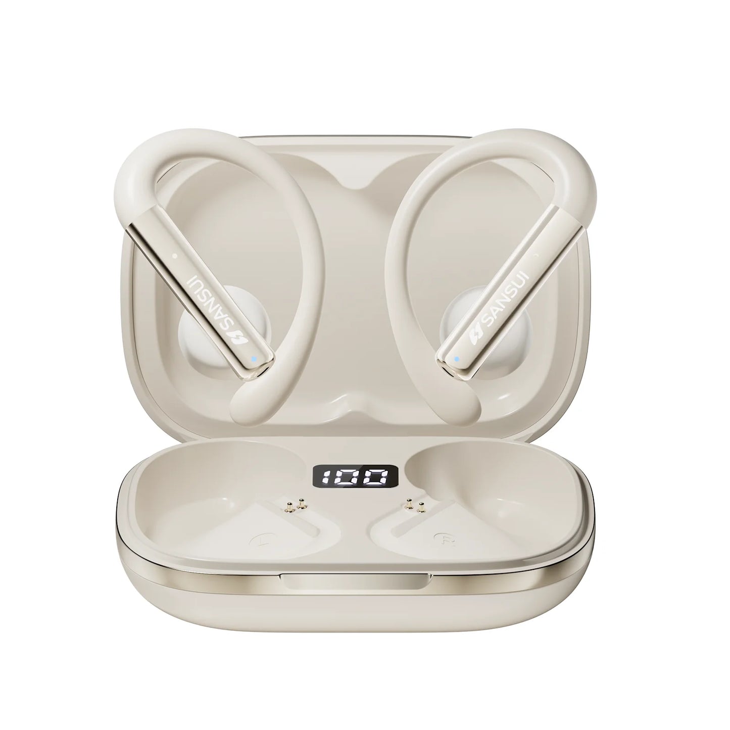Sansui In-Ear OWS Bluetooth 5.4 Earphones Air Conduction Sports Wireless Headphone High Quality Bluetooth Headset with Smart app