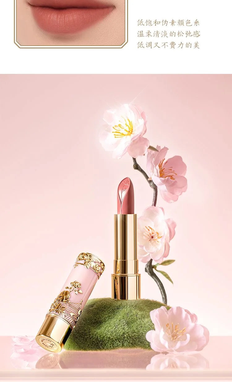 Korean Makeup Lipstick Moisturizing Velvet Matte Lip Stick Exquisite Relief Sculpture Original Creamy Lip Balm Vitamin E