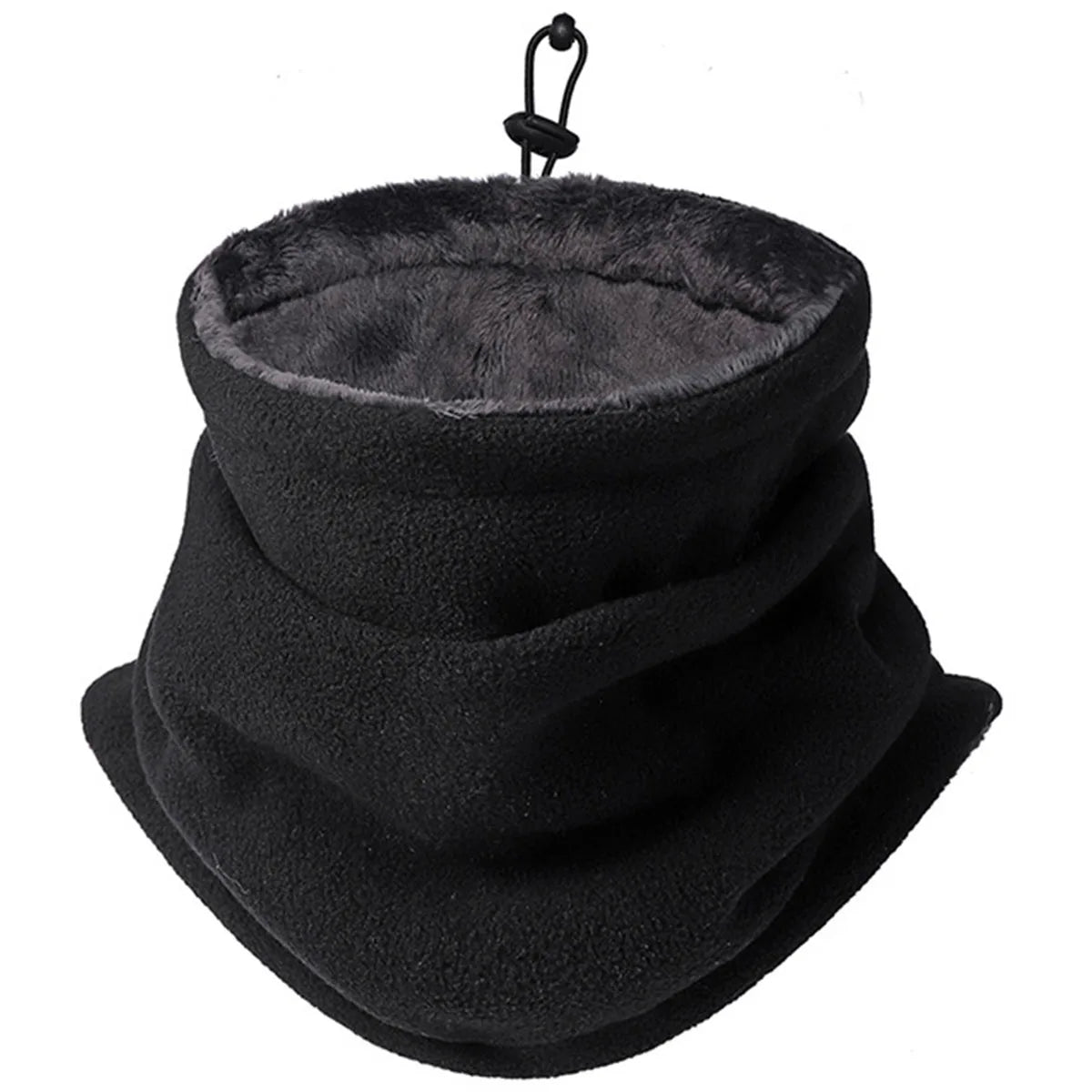 New Plush Fleece Winter Scarf for Boys Girls Women Men Unisex Ring Collar Scarf Kids Muffler Above 8 Years Old Children Scarves
