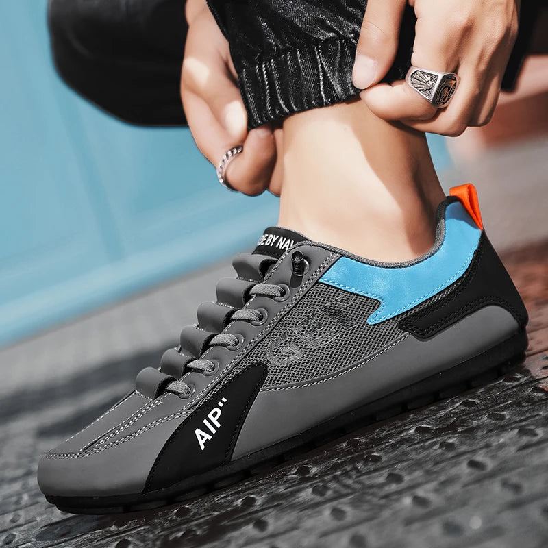 Four Season Shoes Men's Shoes Niche High-quality Men's Walking Shoes Outdoor Comfortable Non Slip Shoe Lightweight Student Shoes