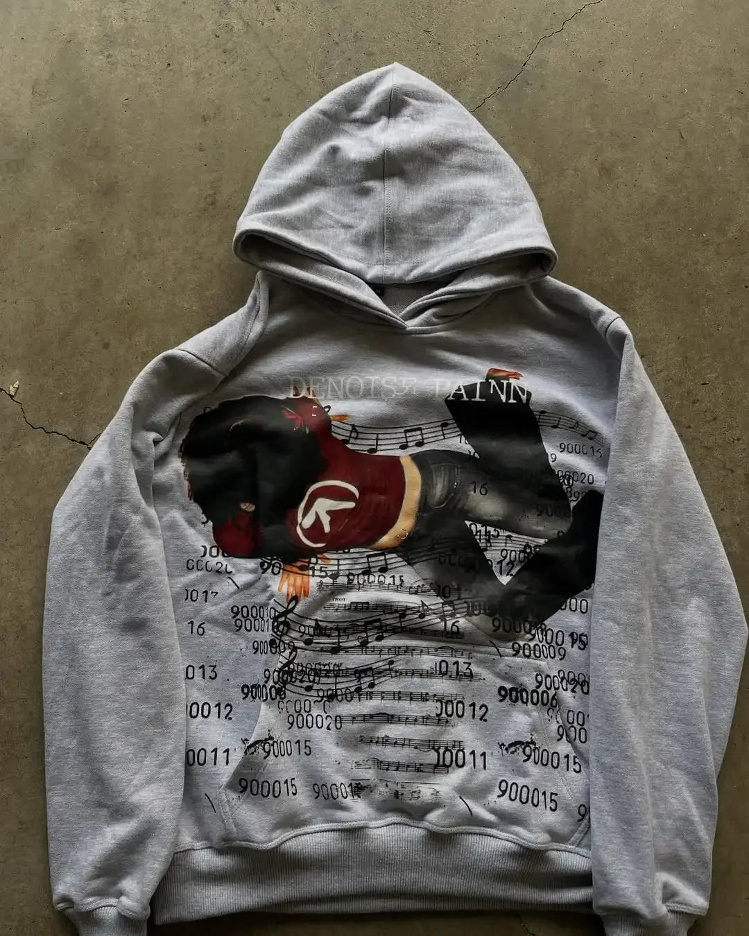 Harajuku Berserk Print Hoodies Women Grunge Streetwear Sweatshirt Tops Hip Hop Goth Y2k Casual Oversized Hoodie Women Clothing