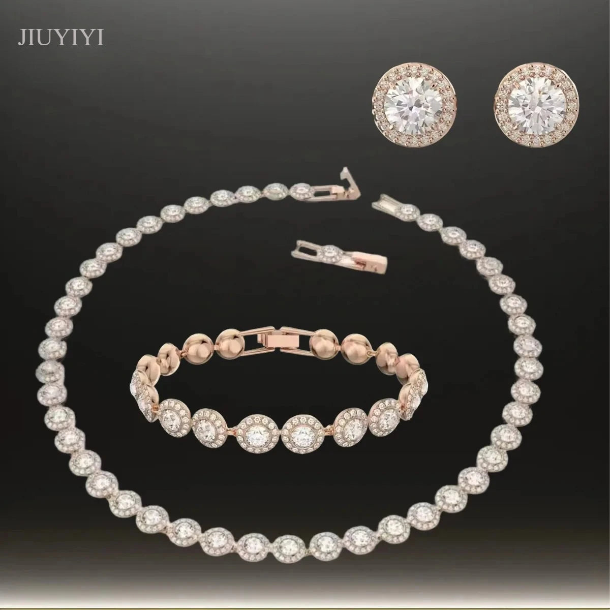 2025 New Hot Sale High-end Design Necklace Pendant Earrings Bracelet Jewelry Set - Exquisite Luxury, Fashionable Classic