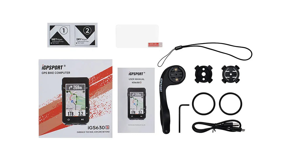 iGPSPORT iGS630S GPS Bike Computer Global Map Navigation Support Yaw planning Smart Climb Planning Indoor Bike Training