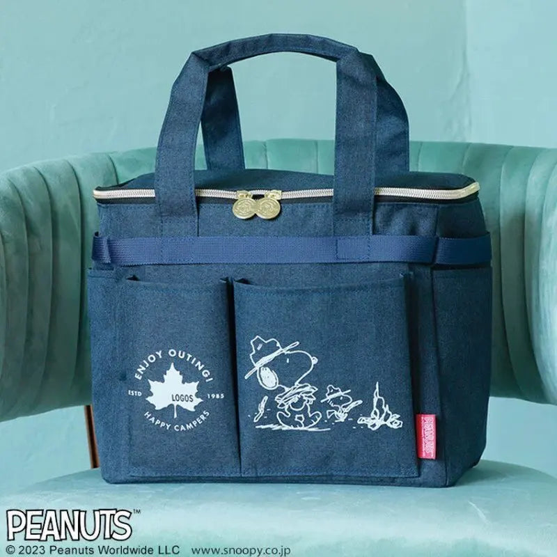 Snoopy Large Capacity Insulated Cooler Lunch Tote Bag Multi Pocket For Outdoor Picnic Camping Work School Food Storage