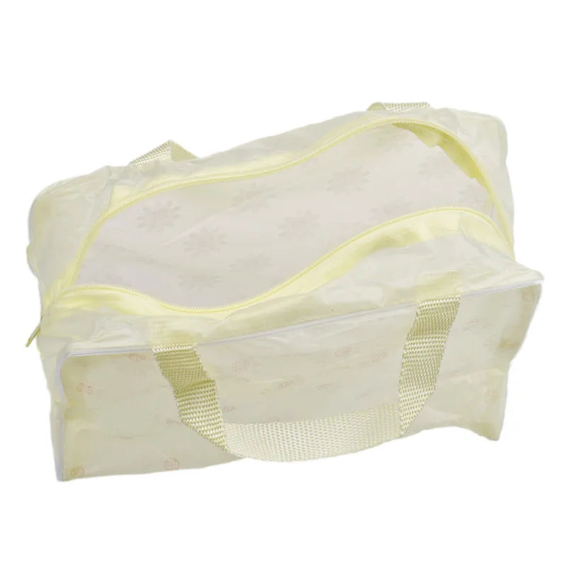 PVC Travel Transparent Cases Clothes Toiletries Storage Bag Box Luggage Towel Suitcase Pouch Zipper Cosmetic Organizer Bags