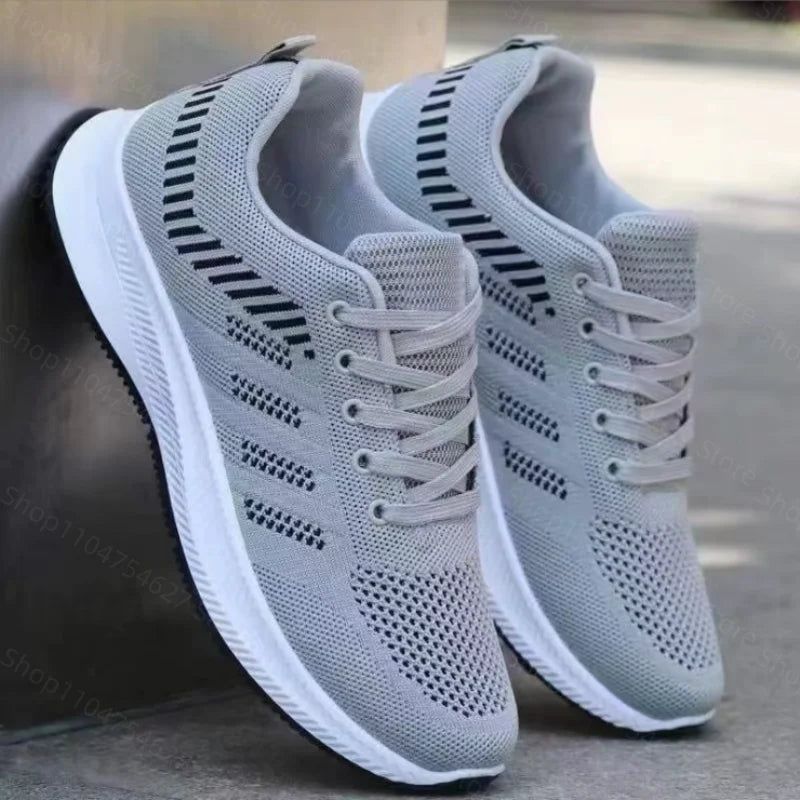New wear-resistant thickened casual shoes for men, fashion sports shoes, breathable tennis, outdoor walking training tennis