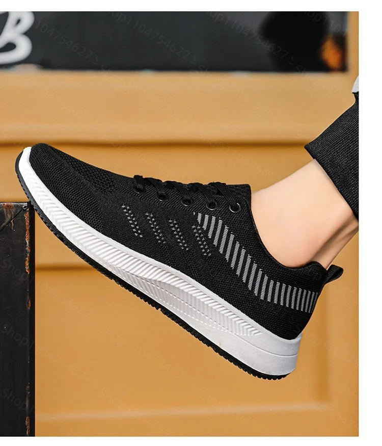 New wear-resistant thickened casual shoes for men, fashion sports shoes, breathable tennis, outdoor walking training tennis