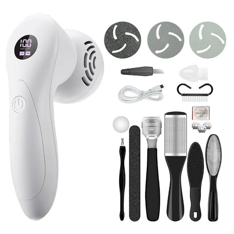 Electric Foot File Callus Remover Machine Pedicure Device Foot Clean Feet For Heel Hard Cracked Dead Skin Foot Grinder Care Tool