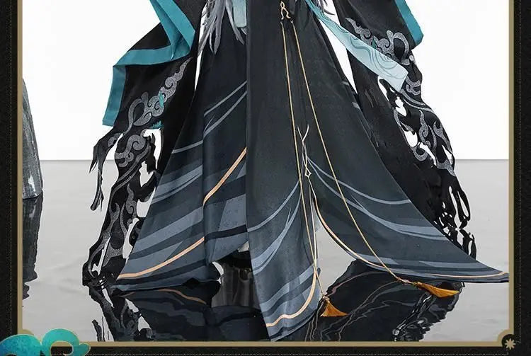 Halloween XIAO Costumes Hanfu Game Genshin Impact XIAO clothes Cosplay Costume Anime Costume Outfit Full Set
