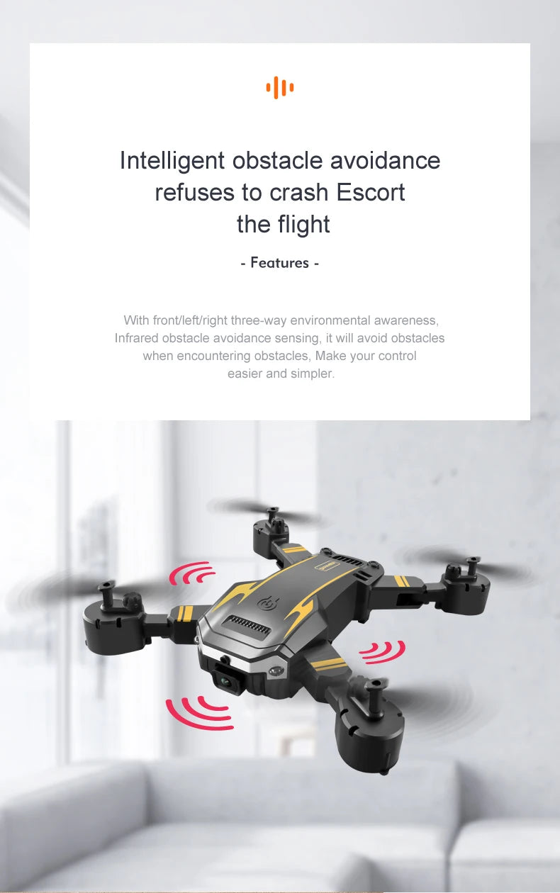 NEW G6 Mini Drone RC Camera Dron Remote Control Quadcopter Follow Me Helicopter Circle Fly Drones For Kids Toys Birthday Gift