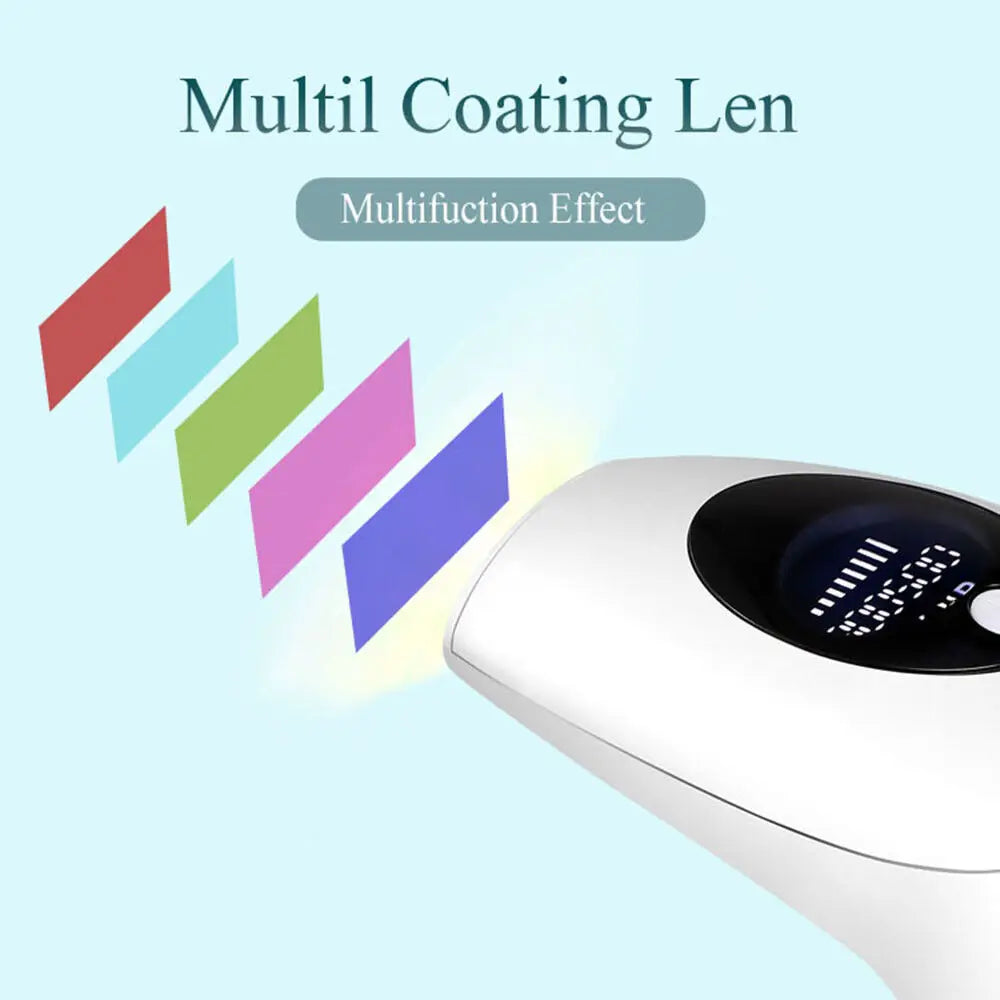 IPL Hair Removal Device 990,000 Flashes – Permanent & Painless | Face, Body & Bikini | 5 Levels | Home Use