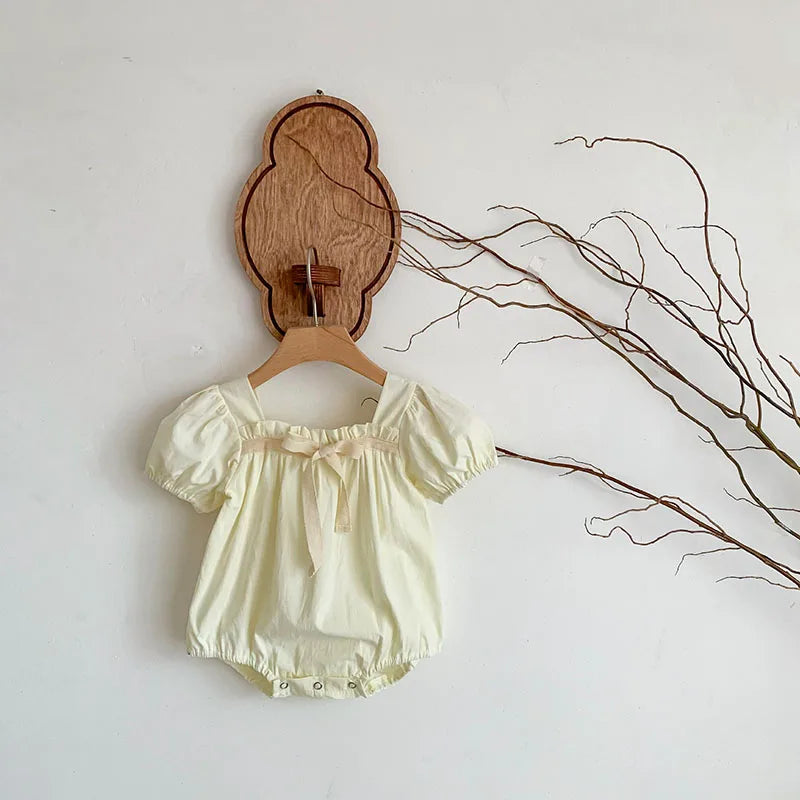 Baby Clothing Summer Newborn Clothing Floral Romper TGie Jumpsuits Short Sleeve Sunsuits 0-2Y Infant Rompers