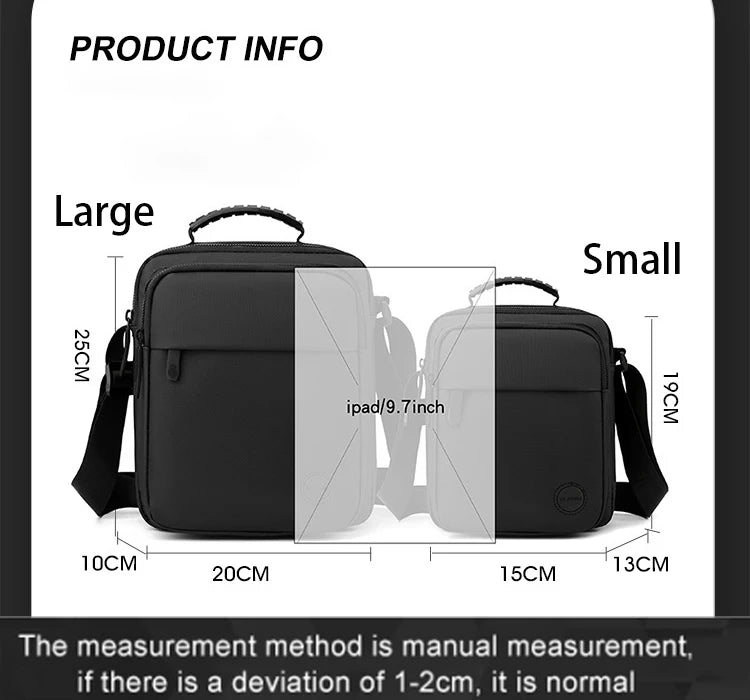 New Pioneer Pro Dj Shoulder Bag Travel Messenger Bag Men's Waterproof Fashion Nylon Shoulder Bag Outdoor Casual Sports Chest Bag